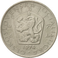 Monnaie, Tchécoslovaquie, 5 Korun, 1974, TTB+, Copper-nickel, KM:60 - Czechoslovakia