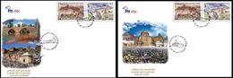 TURQUIA/ TURKEY/ TÜRKEI/ TURQUIE -EUROPA-CEPT 2017.- "CASTILLOS -CASTLES -SCHLÖSSER".- 2 FDC De La SERIE De 2 V. - 2017