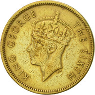 Monnaie, Hong Kong, George VI, 10 Cents, 1949, TTB+, Nickel-brass, KM:25 - Hong Kong