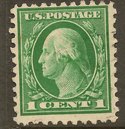 USA 1914 1c Washington P10 SG 432 HM #AAI351 - Unused Stamps