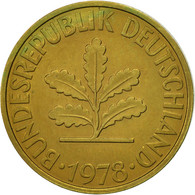 Monnaie, République Fédérale Allemande, 10 Pfennig, 1978, Munich, TTB+, Brass - 10 Pfennig