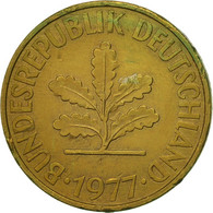 Monnaie, République Fédérale Allemande, 10 Pfennig, 1977, Stuttgart, TTB+ - 10 Pfennig