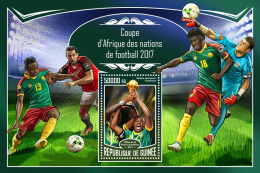 GUINEA REP. 2017 ** Football Africa Cup Of Nations 2017 Fußball S/S - OFFICIAL ISSUE - DH1732 - Coppa Delle Nazioni Africane