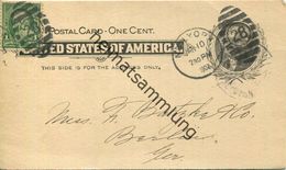 USA - Postkarte Mit Zudruck 1902 - Mineralized Rubber Co. - Unterschrift - Ganzsache Gel. 1902 - 1901-20