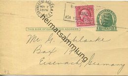 USA - Postkarte Mit Zudruck 1936 - Nicolas Sanabria Inc. - Ganzsache Gel. 1936 - 1921-40