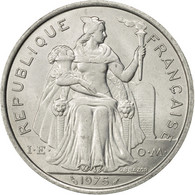 Monnaie, French Polynesia, 5 Francs, 1975, Paris, SUP+, Aluminium, KM:12 - Polinesia Francese