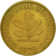 Monnaie, République Fédérale Allemande, 10 Pfennig, 1976, Karlsruhe, TTB+ - 10 Pfennig