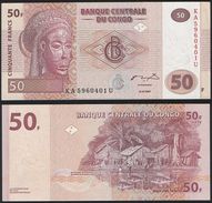 Congo DEALER LOT ( 10 Pcs ) P 97 - 50 Francs 31.7.2007 - UNC - República Democrática Del Congo & Zaire