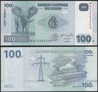 Congo DEALER LOT ( 5 Pcs ) P 98 - 100 Francs 31.7.2007 - UNC - República Democrática Del Congo & Zaire