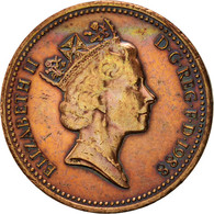 Monnaie, Grande-Bretagne, Elizabeth II, Penny, 1988, TTB, Bronze, KM:935 - 1 Penny & 1 New Penny