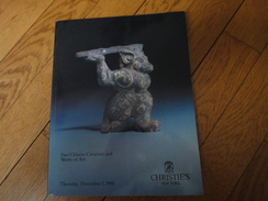 Catalogue De Ventes Christie's New York 1988-Fine Chinese, Céramics And Works  Of Art - Otros & Sin Clasificación