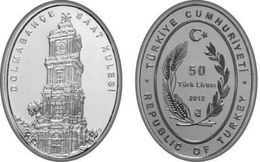 AC - DOLMABAHCE CLOCK TOWER CLOCK TOWER SERIES # 2 COMMEMORATIVE SILVER COIN TURKEY 2012 PROOF UNCIRCULATED - Zonder Classificatie