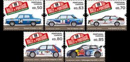 RALLY OF PORTUGAL 50TH ANNIVERSARY 5 MNH STAMPS SET - 2017 - Autres & Non Classés