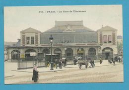 CPA 525  - Gare De Vincennes PARIS - Metro, Stations