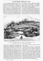 LA CARRIERE De SABLES COQUILLIERS De RUEL  (OISE )   1904 - Ile-de-France