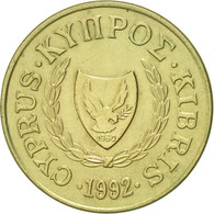 Monnaie, Chypre, 2 Cents, 1992, SUP, Nickel-brass, KM:54.3 - Chypre