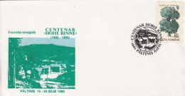 5587FM- PALTINIS-HOHE RINNE CENTENARY, SKI RESORT, SPECIAL COVER, 1995, ROMANIA - Brieven En Documenten