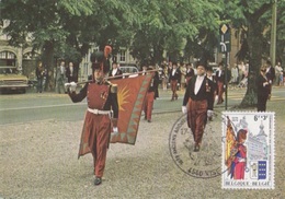 CP Maximum N° 1889 Les Arquebusiers En Costume Traditionnel Obl. Vise Le 17 6 1978 - 1971-1980