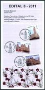 BRAZIL #3168 -  TRAIN STATIONS  - RAILWAY  - GARE - EDICT Nr 08/2011 - Covers & Documents