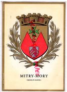 77 -MITRY LE NEUF - JOYEUX NOEL 1966- BONNE ANNEE 1967 - RARE BLASON - Mitry Mory