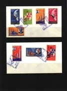 Paraguay Interesting Space / Raumfahrt  Perforated Set FDC - Sud America
