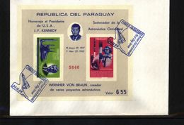 Paraguay Interesting Space / Raumfahrt  Imperforated Block FDC - South America