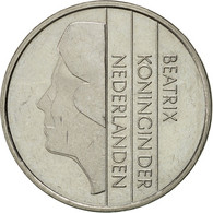 Monnaie, Pays-Bas, Beatrix, Gulden, 1987, TTB+, Nickel, KM:205 - 1980-2001 : Beatrix