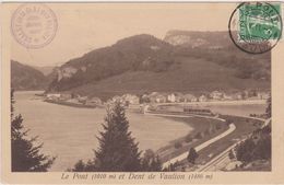 Jura Et Suisse,nord Des Alpes,vaud,chalet De La Dent De Vaulion,1487m Et Le Mont TENDRE,prés Vallorbe,PONT,TRAIN 1911 - Vallorbe