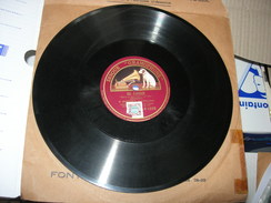 BERGERET ) "AU CIRQUE" MARIUS à PARIS"     78T Gramophone 25 Cm   BON ETAT  K 1688   Texte De Bergeret - 78 T - Disques Pour Gramophone