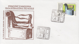 Enveloppe  FDC  1er  Jour  ANDORRE   Journée  Mondiale   Des  Musées   1996 - Andere & Zonder Classificatie