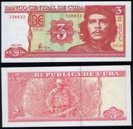 Cuba RADAR 338833 P 127 - 3 Pesos 2004 - UNC - Kuba