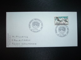 LETTRE TP CIGOGNE 0,60 OBL.8.6.1974 68 RIQUEWIHR UNION POSTALE UNIVERSELLE 1874-1974 - UPU (Wereldpostunie)