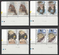 Belgique COB 2439 à 2442 ** (MNH) - Date -7.I.92 - Coins Datés