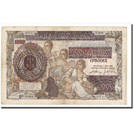 Billet, Serbie, 1000 Dinara On 500 Dinara, 1941-05-01, KM:24, TB - Servië