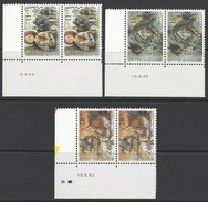 Belgique COB 2465 à 2467 ** (MNH) - Date -5 Et 10.VI.92 - Datiert