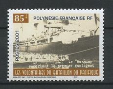 POLYNESIE 2001 N° 642 ** Neuf MNH Superbe Cote 2.20 € Bateaux Boats Ships Transports - Unused Stamps