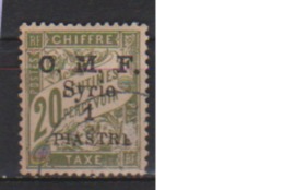 SYRIE            N°  TAXE   10    OBLITERE         ( O    3458  ) - Postage Due