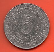 ARGELIA - ALGERIA = 5 DINAR 1974 - Algeria