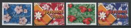 POLYNESIE 2002 N° 657/660 ** Neufs MNH Superbes Cote 7,20 € Flore Fleurs Hibiscus Tiaré Messages Flowers - Neufs