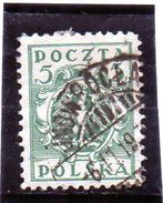 B - 1922 Polonia - Aquila - Usados