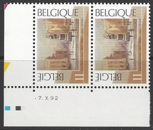 Belgique COB 2488 ** (MNH) - Date -7.X.92 - Coins Datés