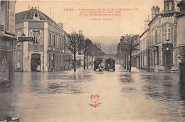 89-SENS- L'INONDATION JANVIER 1910, L'AVENUE VAUBAN - Sens