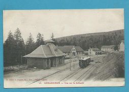 CPA 25 - Chemin De Fer Train Gare Du Tramway Du Hohneck Vue Sur La Schlucht GERARDMER 88 - Gerardmer