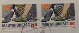 HUNGARY - STAMPS - EUROPEAN CAR FREE DAY - Usado