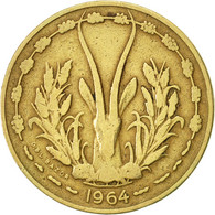 Monnaie, West African States, 10 Francs, 1964, Paris, TTB, Aluminum-Bronze, KM:1 - Ivoorkust