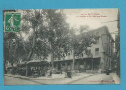 CPA Marché Et Halle Aux Grains AIX-EN-PROVENCE 13 - Aix En Provence