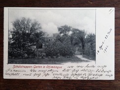 CPA NAMIBIA : DEUTSCH SUDWESTAFRIKA : Schutztruppen Garten In OTJIMBINGUE, 1 Stamp 1901 - Namibie