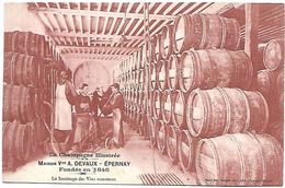 La CHAMPAGNE Illustrée - Maison Vve A. DEVAUX - EPERNAY - Le Soutirage Des Vins Nouveaux - Vignes