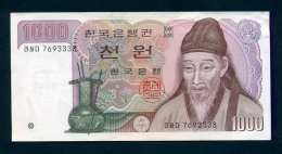 Banconota Korea Del Sud - 1000 Won -  Circolata - Korea, Zuid