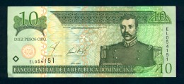 Banconota Repubblica Dominicana - 10 Pesos Oro - 2002 - UNC - Dominicaine